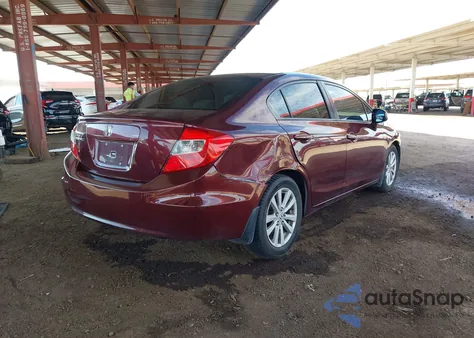 2012 Honda Civic Ex from USA, damaged, VIN 19XFB2F82CE059284